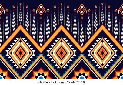 Oriental ethnic seamless pattern traditional background 
Design for carpet,wallpaper,clothing,wrapping,batik,
fabric,Vector illustration embroidery style.Geo print on textile. Kente Cloth.