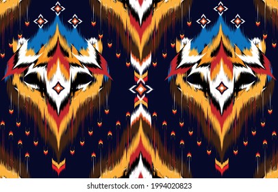 Oriental ethnic seamless pattern traditional background 
Design for carpet,wallpaper,clothing,wrapping,batik,
fabric,Vector illustration embroidery style.

