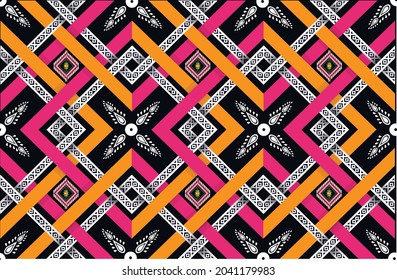 Orientales, nahtloses Muster, traditioneller Hintergrund Design für Teppich, Tapete, Kleidung, Umhüllung, Batik, Stoff. Stickereistil für Vektorgrafik.