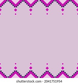Patrón étnico oriental sin inconvenientes Diseño de fondo tradicional para 
alfombra, papel pintado, ropa, envoltura, batik, tela,ilustración vectorial.estilo bordado.