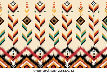 Oriental ethnic seamless pattern traditional background 
Design for carpet,wallpaper,clothing,wrapping,batik,
fabric,Vector illustration embroidery style.
