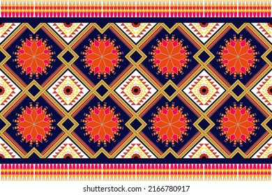 Oriental ethnic seamless pattern traditional background design for carpet, wallpaper ,garment,wrap,batik,cloth,embroidery illustration vector 