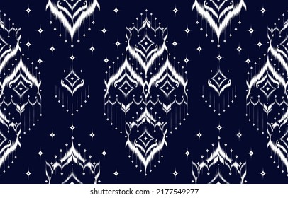 Oriental ethnic seamless pattern traditional background 
Design for carpet,wallpaper,clothing,wrapping,batik,
fabric,Vector illustration embroidery style.