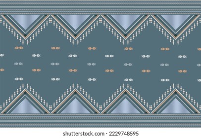 Oriental ethnic seamless pattern traditional background Design for carpet,wallpaper,clothing,wrapping,batik,fabric,Vector illustration embroidery style.