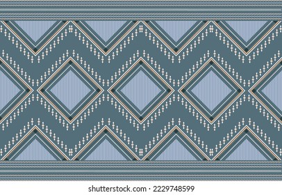 Oriental ethnic seamless pattern traditional background Design for carpet,wallpaper,clothing,wrapping,batik,fabric,Vector illustration embroidery style.