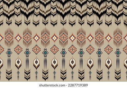 Oriental ethnic seamless pattern traditional background 
Design for carpet,wallpaper,clothing,wrapping,batik,
fabric,Vector illustration embroidery style.