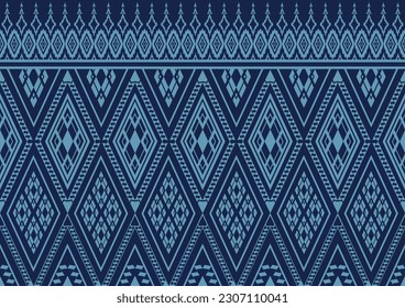 Oriental ethnic seamless pattern traditional background Design for carpet, wallpaper, clothing, wrapping, batik, fabric, Vector illustration embroidery style.