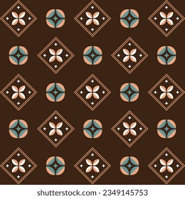 Oriental ethnic seamless pattern traditional background Design for carpet,wallpaper,clothing,wrapping,batik,fabric,Vector illustration embroidery style.