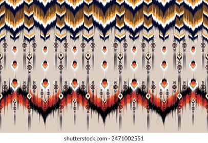 Oriental ethnic seamless pattern traditional background 
Design for carpet,wallpaper,clothing,wrapping,batik,
fabric,Vector illustration embroidery style.
