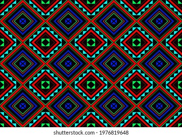 Oriental ethnic seamless pattern vector traditional background Design for carpet,wallpaper,clothing,wrapping,batik,fabric,Vector illustration embroidery style.