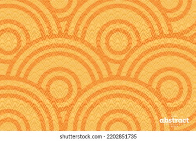 oriental fish scale orang theme background can be use for advertisement brochure template banner website cover homemade herb product presentation vector eps.