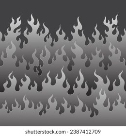 oriental flame seamless background gradient vector illustration