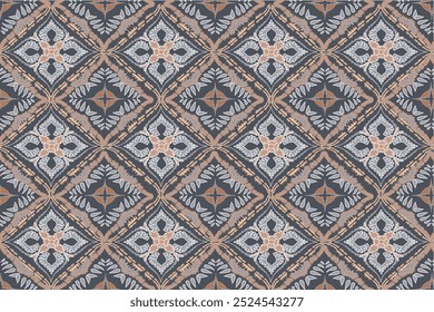 Oriental flora Damask Seamless pattern embroidery,Indian style.art ornament print.Design for carpet,cover,wallpaper,wrapping,fabric,clothing,rug.