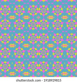 Oriental floral pattern. Antique background vintage style design for textile, fabric, home décor. Vector.
