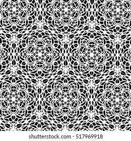Oriental floral pattern in decorative style. Vector background