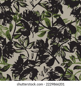 Oriental Floral seamless pattern background for fashion textiles, graphics, backgrounds and crafts