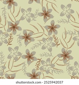 Oriental Floral seamless pattern background for fashion textiles, graphics, backgrounds and crafts