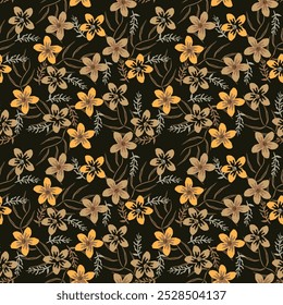 Oriental Floral seamless pattern background for fashion textiles, graphics, backgrounds and crafts