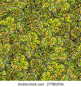 Oriental floral seamless pattern. Beautiful background for design of business cards, invitations, business cards