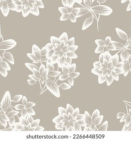 Oriental Floral seamless pattern design for fashion textiles, graphics, backgrounds and crafts