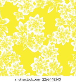 Oriental Floral seamless pattern design for fashion textiles, graphics, backgrounds and crafts