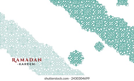 Oriental Frame Design for Culture or Islamic Theme, Specially for Ramadan Greeting