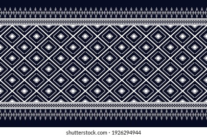 Oriental geometric ethnic pattern for background or carpet, wallpaper, batik wrapping, curtain design, vector illustration