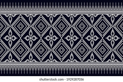 Oriental geometric ethnic pattern for background or carpet, wallpaper, batik wrapping, curtain design, vector illustration