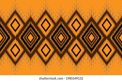 Oriental geometric ethnic pattern for background or carpet, wallpaper, batik wrapping, curtain design, vector illustration