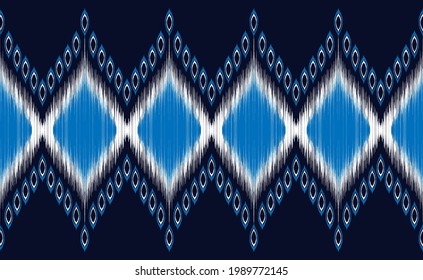 Oriental geometric ethnic pattern for background or carpet, wallpaper, batik wrapping, curtain design, vector illustration