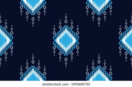 Oriental geometric ethnic pattern for background or carpet, wallpaper, batik wrapping, curtain design, vector illustration