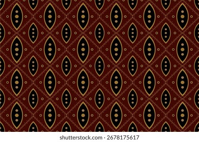 Oriental geometric ethnic pattern. Seamless pattern. Design for fabric, curtain, background, carpet, wallpaper, clothing, wrapping, batik, cloth, vector illustration