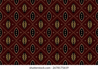 Padrão étnico geométrico oriental. Padrão contínuo. Design para tecido, cortina, fundo, tapete, papel de parede, roupas, envoltório, batik, pano, ilustração vetorial