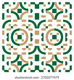 Ornamento mandala geométrico oriental. Design gráfico de ilustração de padrão.