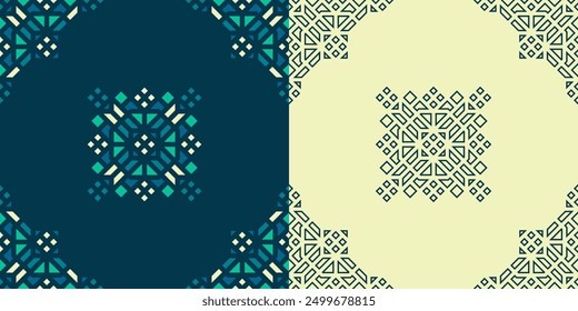 Oriental Geometric Ornament Design for Culture or Islamic Theme