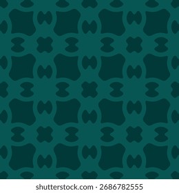 Modelo inconsútil geométrico oriental con la rejilla floral curva. Textura de fondo retro de mediados de siglo con motivos de hojas de azulejo. Diseño para la materia textil, Fondo de pantalla, tela, interior, decoración, cubierta, paquete