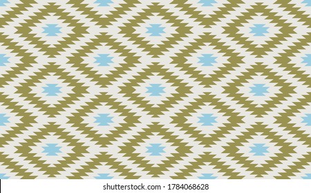 Oriental geometric seamless pattern. Ethnic style. Vector illustration.