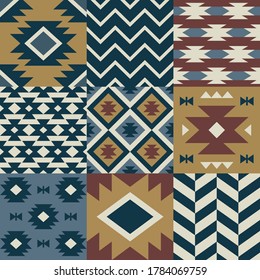 Oriental geometric seamless pattern. Ethnic style. Vector illustration.