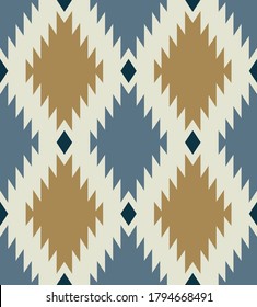 Oriental geometric seamless pattern. Ethnic style. Vector illustration.