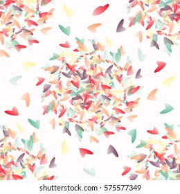 Oriental geometric seamless pattern with ethnic mandalas. Kaleidoscope effect