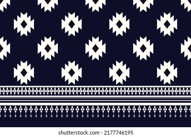 Oriental geometric shapes ethnic pattern for background, wallpaper, carpet, fabric, textile, batik, embroidery illustration vector.