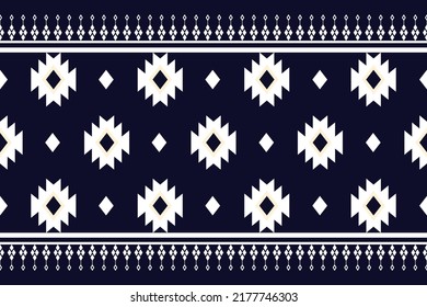 Formas geométricas orientales de patrón étnico para fondo, papel pintado, alfombra, tela, textil, batik, vectores de ilustración de bordado.