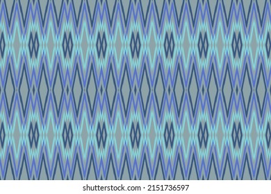 Oriental geometry Ikat traditional pattern design for background,rug,wallpaper,garment,wrap,batik,cloth,embroidery style vector illustration.