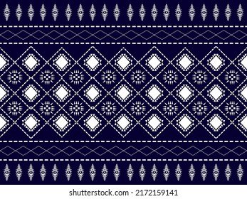 oriental geometry ikat traditional pattern design for background, rug, wallpaper, garment, wrap, batik, cloth, embroidery style vector illustration.