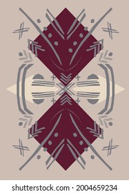  oriental graphic tshirt design template vector file.