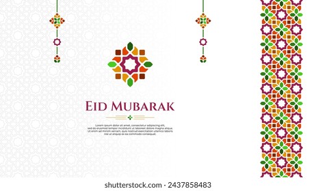 Oriental Greeting Design for Culture or Islamic Theme, Specially for Ramadan or Eid Mubarak