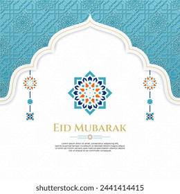 Oriental Greeting Design for Culture or Islamic Theme, Specially for Ramadan or Eid Mubarak