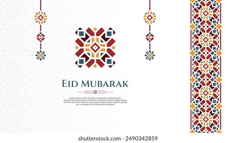 Oriental Greeting Design for Culture or Islamic Theme, Specially for Ramadan or Eid Mubarak