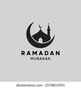 Oriental Greeting Design for Culture or Islamic logo, Especiall for Ramadan. Vector template design.