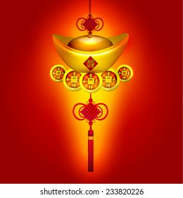 Oriental Happy Chinese New Year Element Vector Design